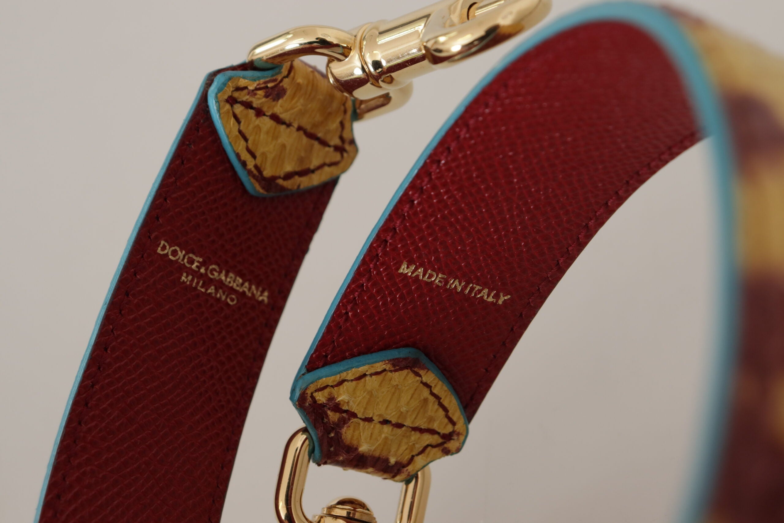 Dolce & Gabbana Elegant Ayers Leather Bag Strap - Luksuslaukut ja asusteet Dolce & Gabbana - Tutustu YVES JAVANNI® 