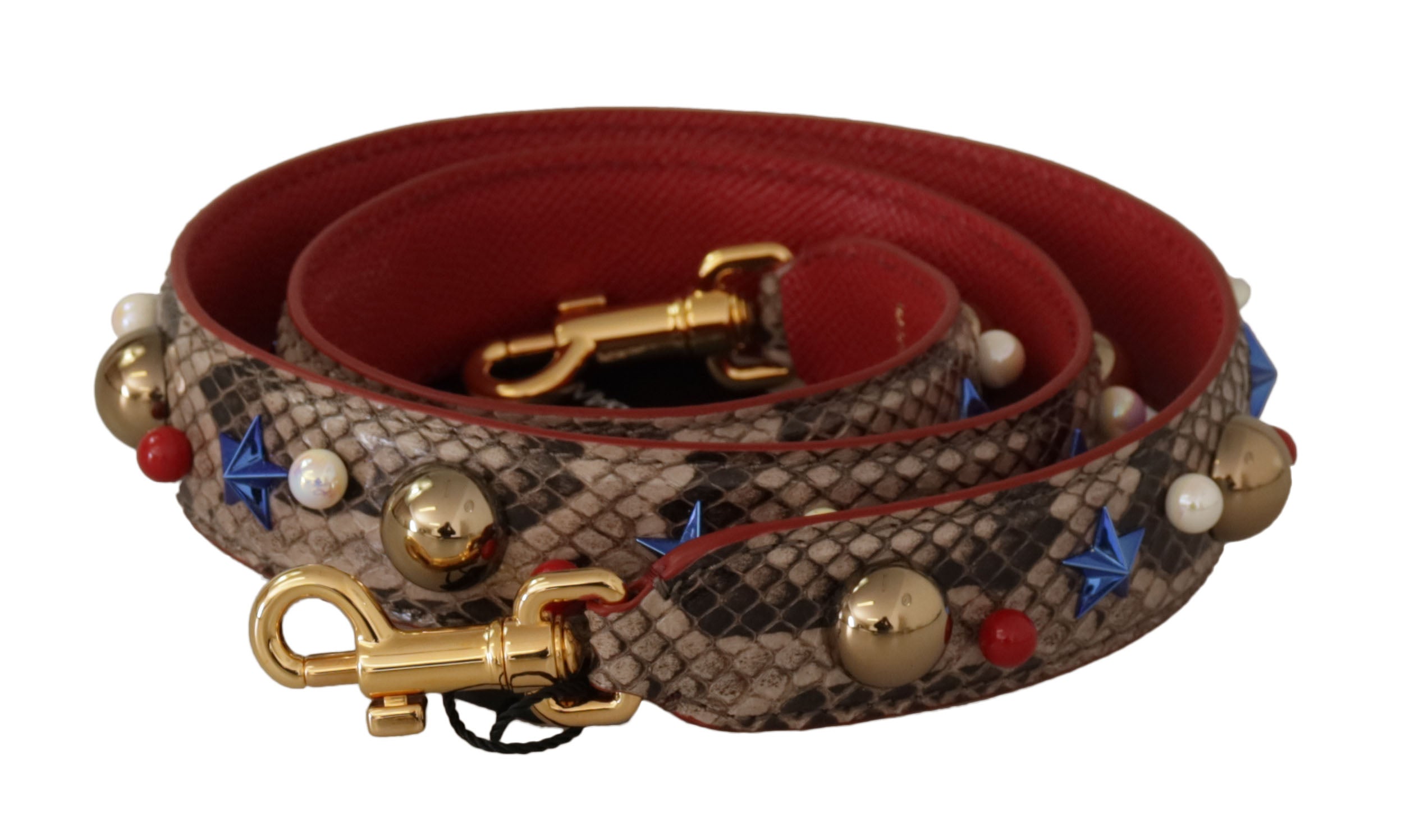 Dolce & Gabbana Elegant Python Leather Shoulder Strap - Luksuslaukut ja asusteet Dolce & Gabbana - Tutustu YVES JAVANNI® 