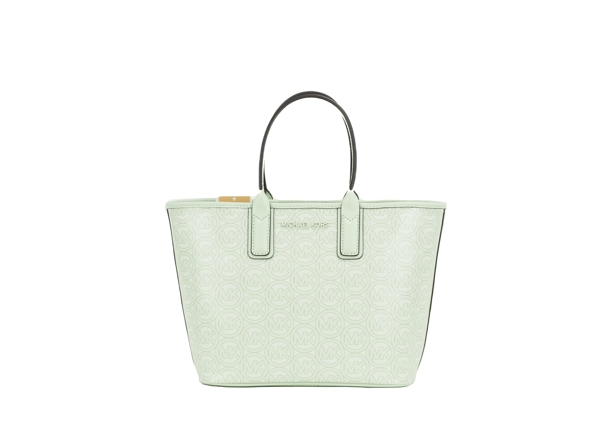 Michael Kors Jodie Small Jacquard Logo Recycled Polyester Tote Handbag Atom Green - Luksusmuotia Michael Kors - Tutustu YVES JAVANNI® 