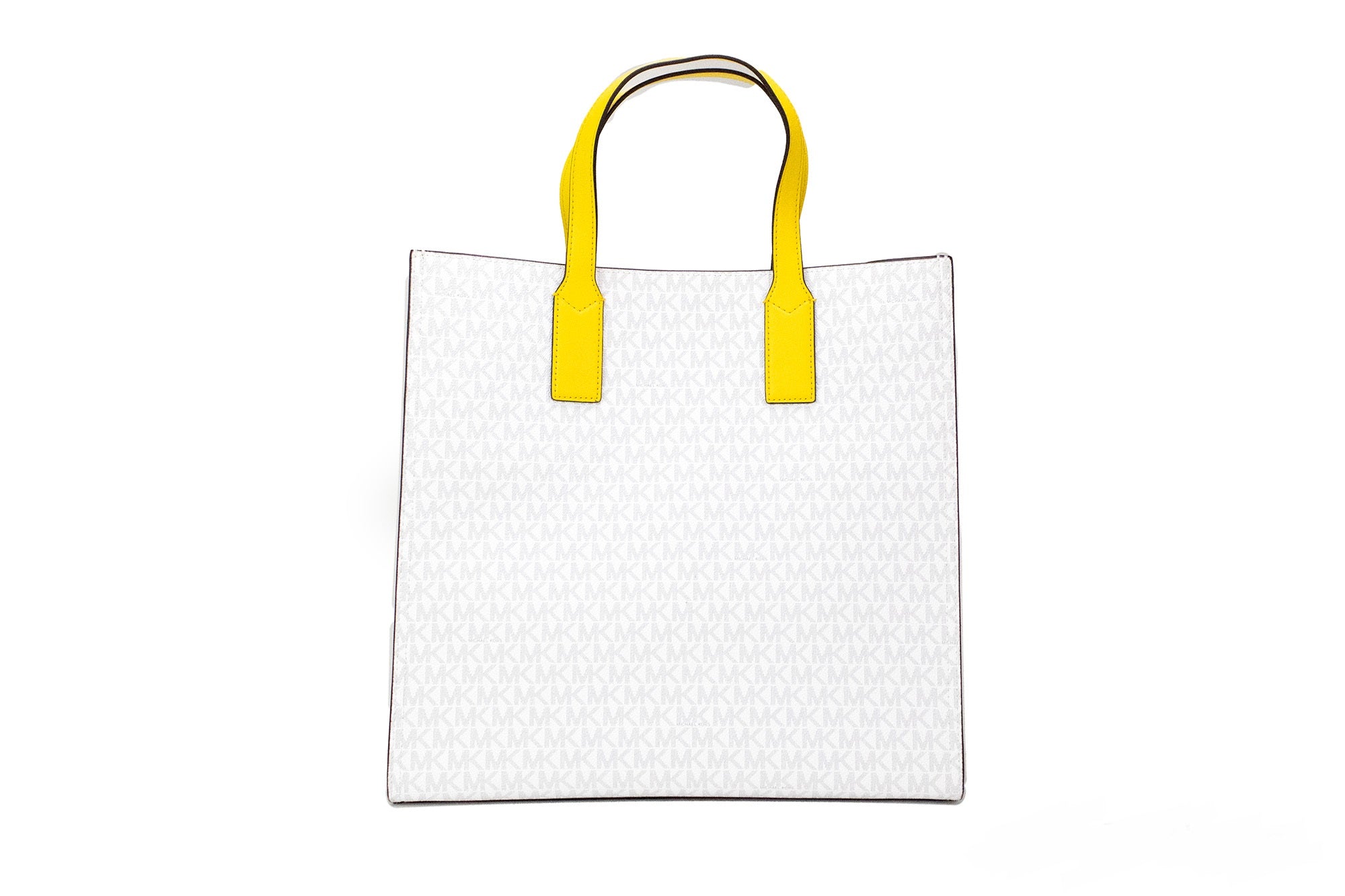 Michael Kors Kenly Large Signature Citrus PVC North South Tote Computer Handbag - Luksusmuotia Michael Kors - Tutustu YVES JAVANNI® 