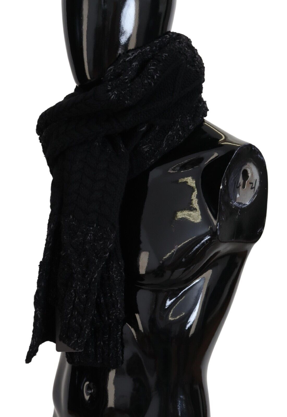 Dolce & Gabbana Elite Black Wool Blend Men's Scarf - Luksusmuotia Dolce & Gabbana - Tutustu YVES JAVANNI® 