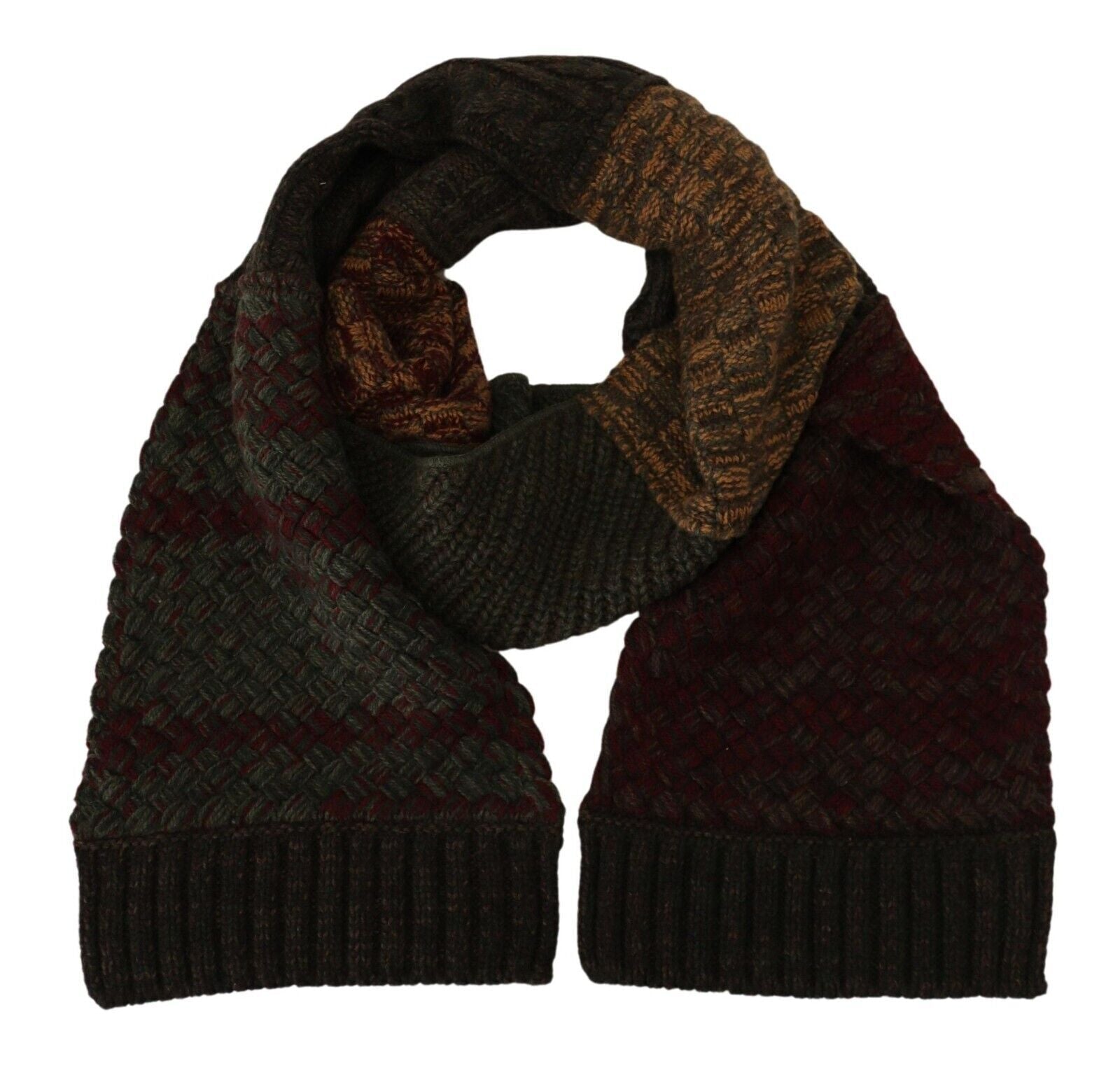 Dolce & Gabbana Elegant Cashmere-Wool Blend Men's Scarf - Luksusmuotia Dolce & Gabbana - Tutustu YVES JAVANNI® 