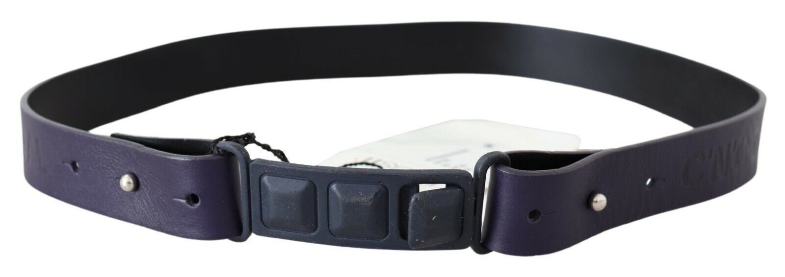 Black Leather Normal Logo Buckle Waist Belt - Luksuslaukut ja asusteet Costume National - Tutustu YVES JAVANNI® 