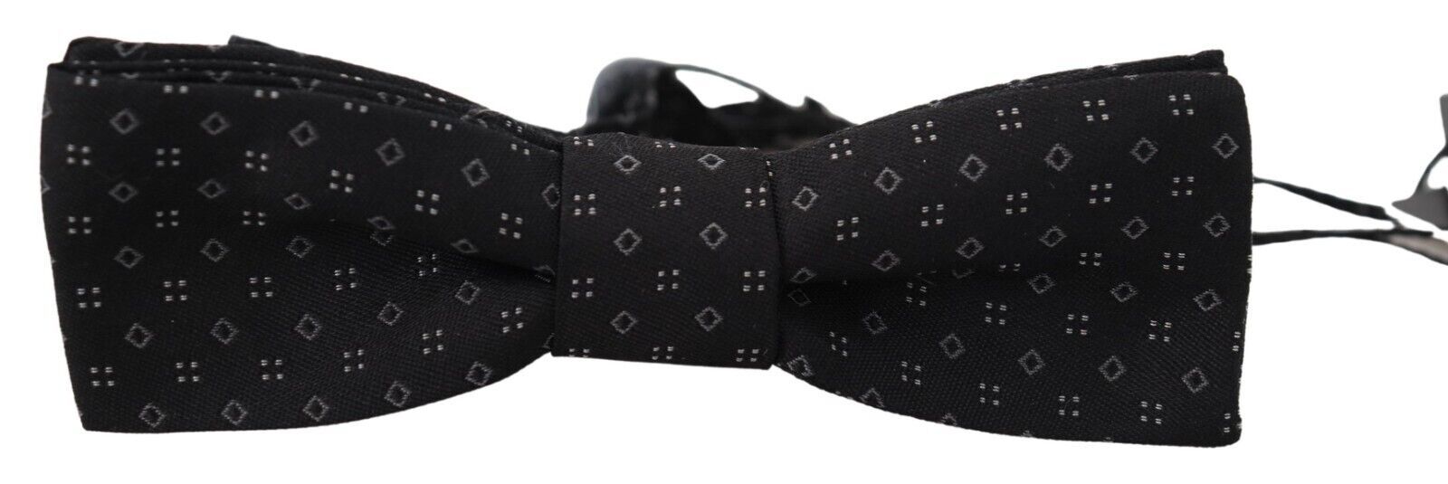 Dolce & Gabbana Exclusive Silk Patterned Black Bow Tie - Luksusmuotia Dolce & Gabbana - Tutustu YVES JAVANNI® 