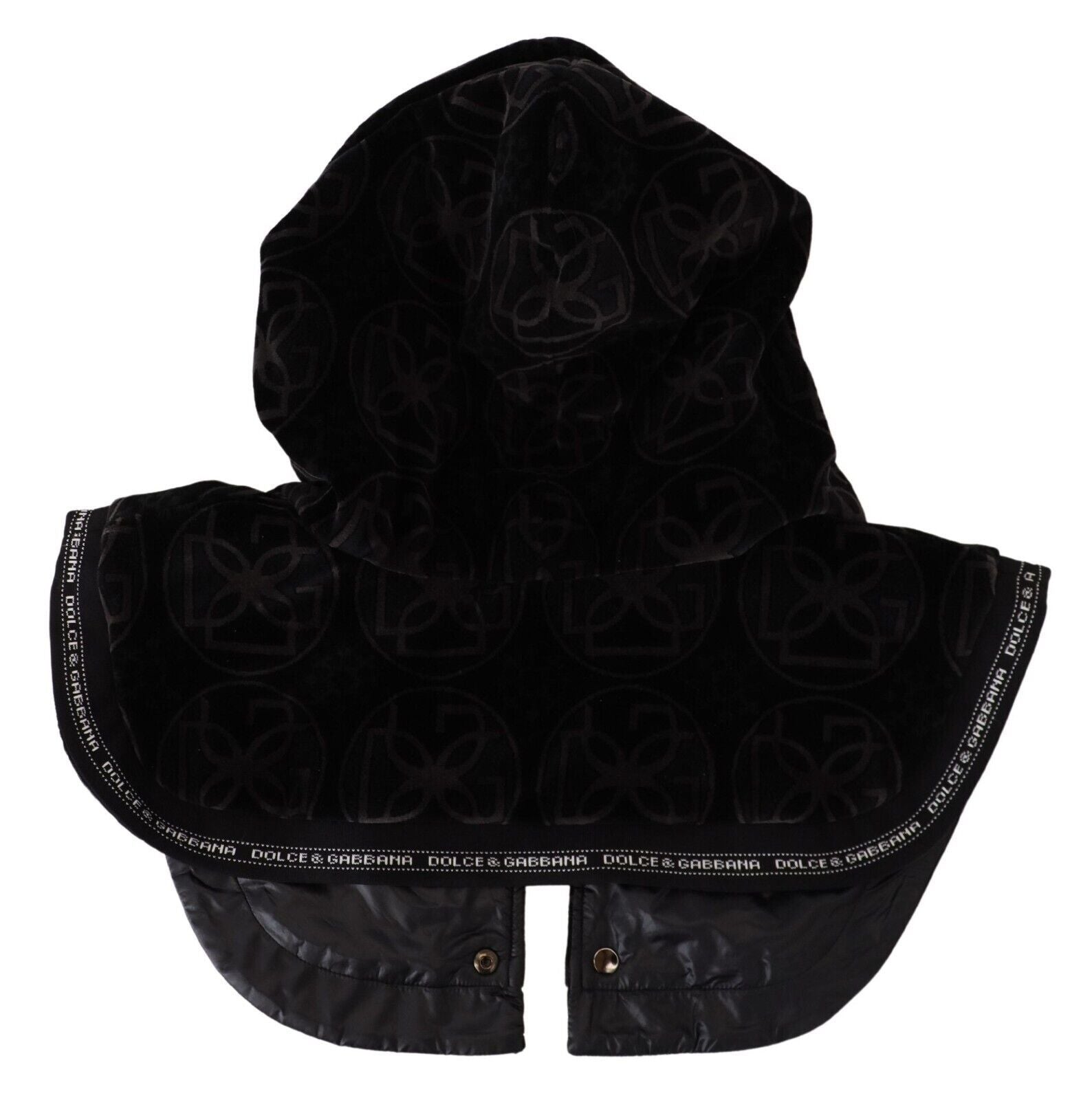 Dolce & Gabbana Elegant Black Cotton Blend Head Wrap Hat - Luksusmuotia Dolce & Gabbana - Tutustu YVES JAVANNI® 