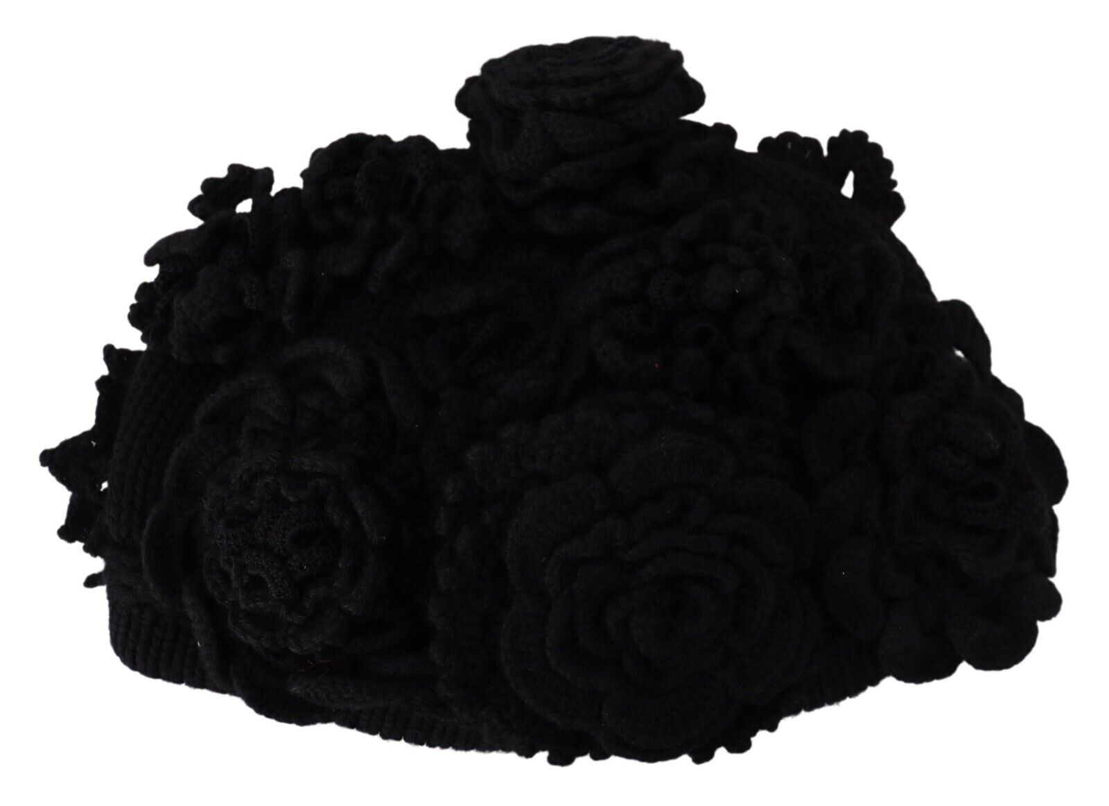 Dolce & Gabbana Elegant Black Virgin Wool Beanie Hat - Luksusmuotia Dolce & Gabbana - Tutustu YVES JAVANNI® 