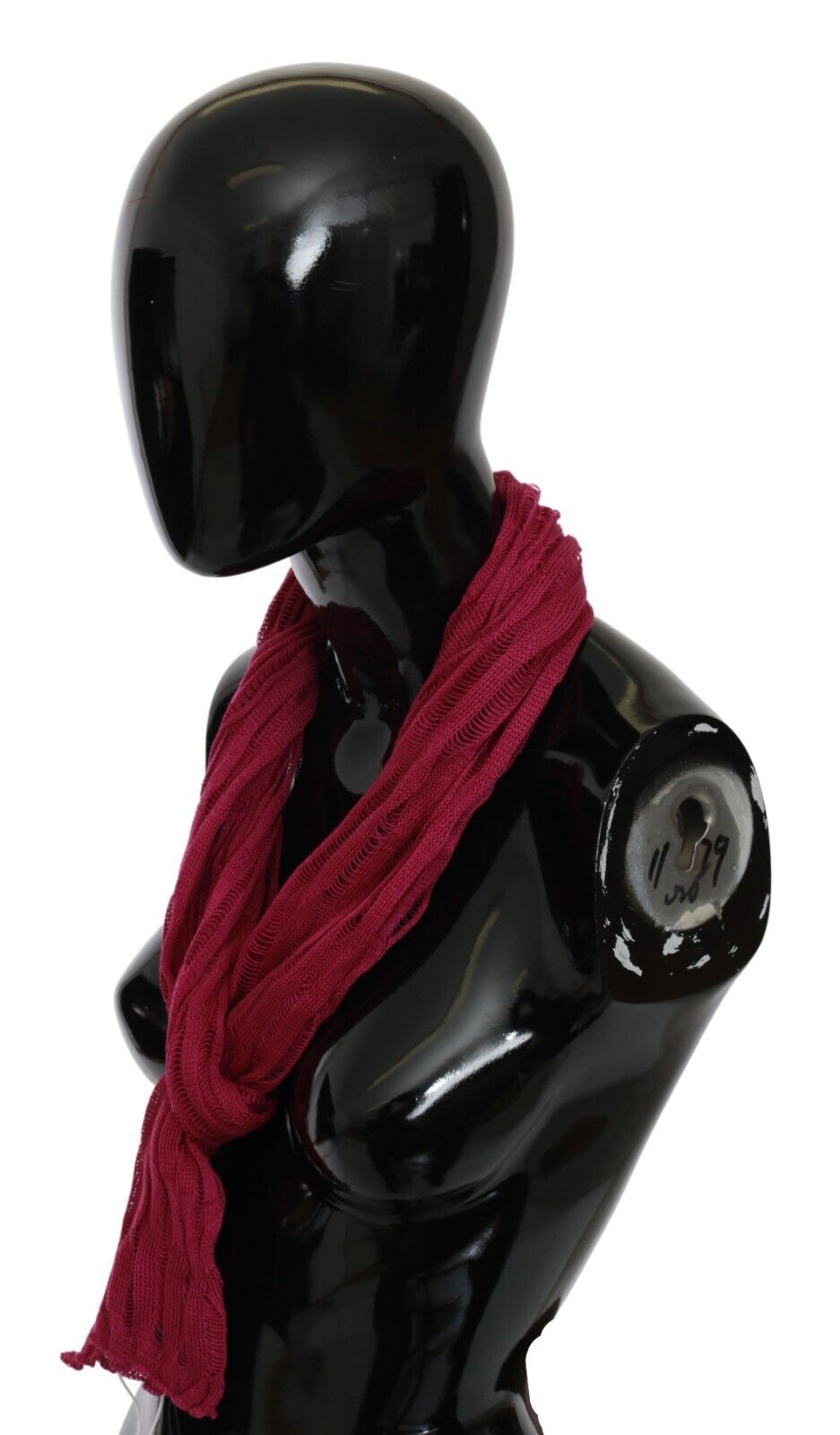 John Galliano Bordeaux Elegance Foulard Shawl Scarf - Luksusmuotia John Galliano - Tutustu YVES JAVANNI® 