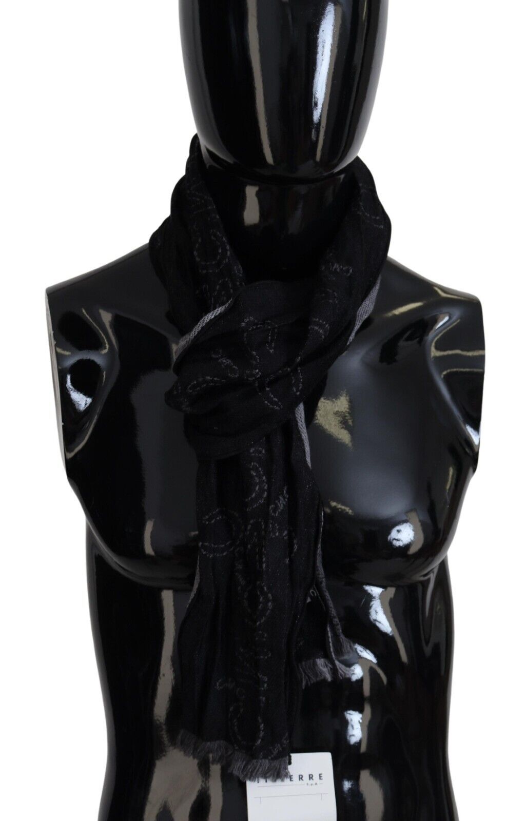 Costume National Elegant Italian Wool Men's Scarf Wrap - Luksusmuotia Costume National - Tutustu YVES JAVANNI® 