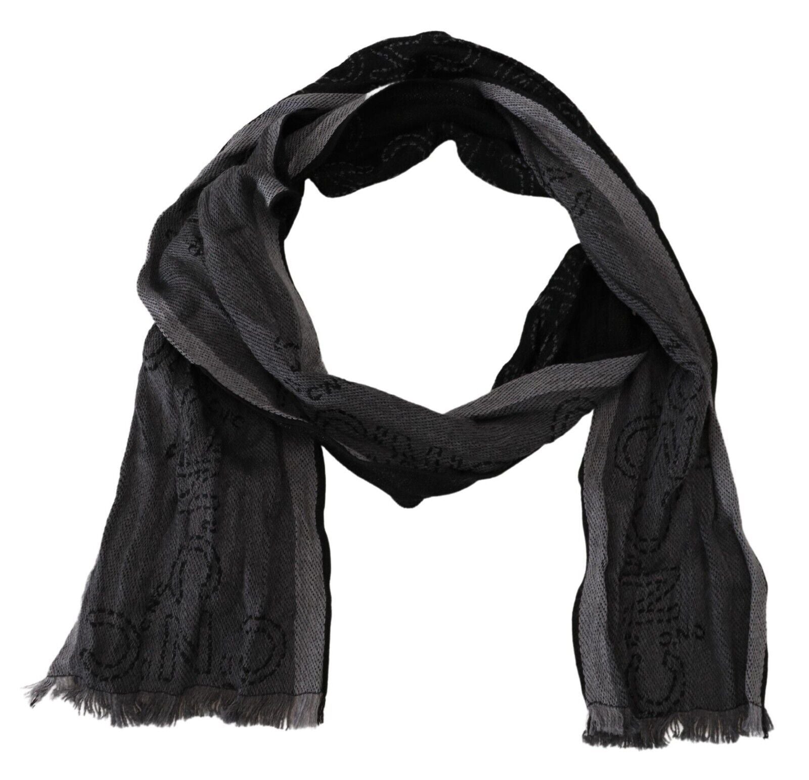 Costume National Elegant Italian Wool Men's Scarf Wrap - Luksusmuotia Costume National - Tutustu YVES JAVANNI® 