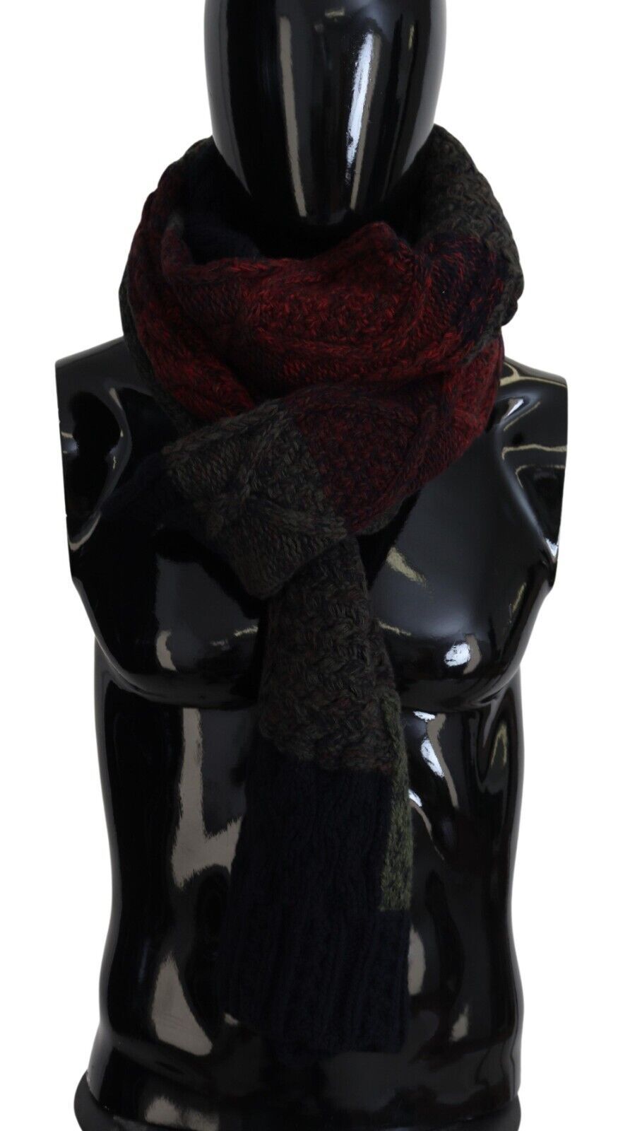 Dolce & Gabbana Elegant Wool-Cashmere Men's Scarf - Luksusmuotia Dolce & Gabbana - Tutustu YVES JAVANNI® 