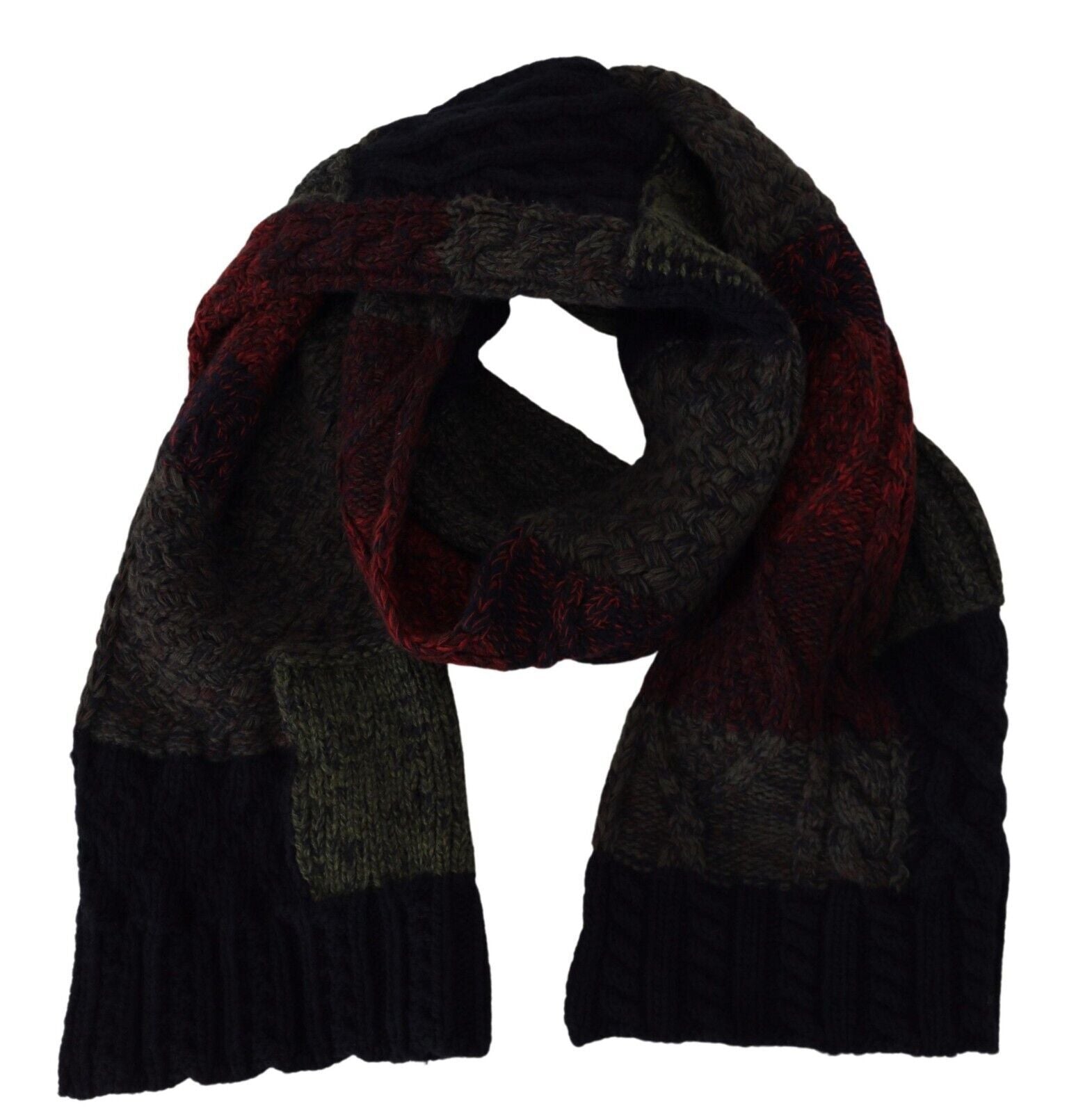 Dolce & Gabbana Elegant Wool-Cashmere Men's Scarf - Luksusmuotia Dolce & Gabbana - Tutustu YVES JAVANNI® 